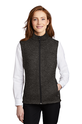Ladies Sweater Fleece Vest