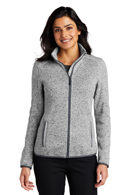 Ladies Sweater Fleece Jacket